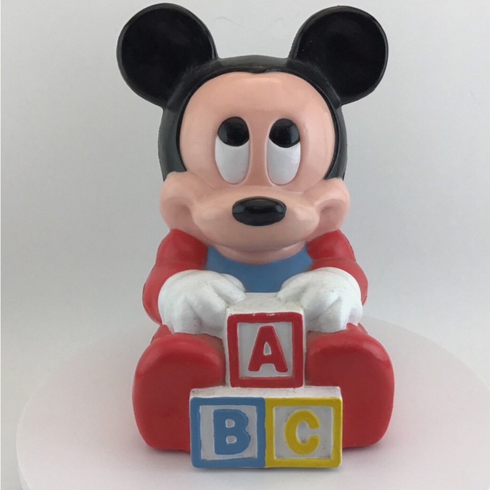 Vintage Disney Babies Mickey Mouse Coin Bank
